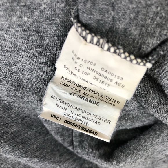 3/$18 Hanes Long Sleeve Pocket Tee - Picture 5 of 5